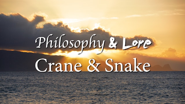 Philosophy and Lore 15: Crane and Snake