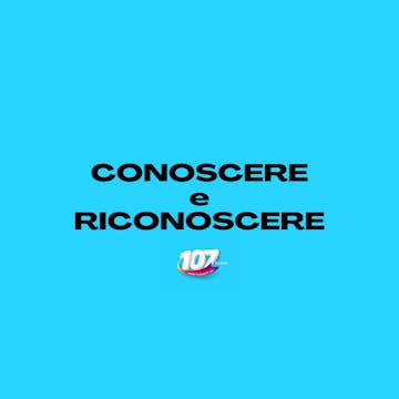 Esercizio: CONOSCERE E RICONOSCERE
