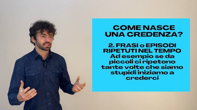 CREDENZE E CONVINZIONI LIMITANTI