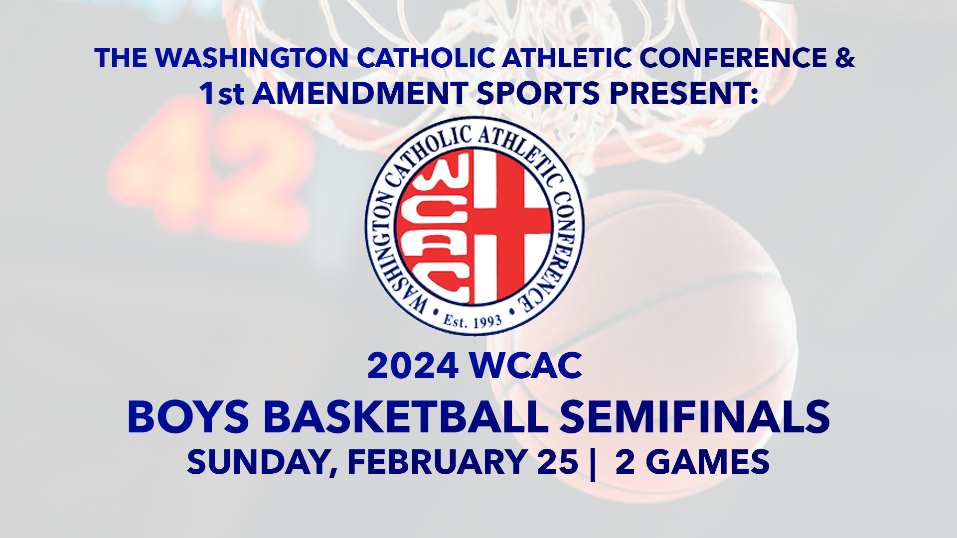2024 WCAC Boys Basketball Semifinals -- TWO GAMES - Part 2