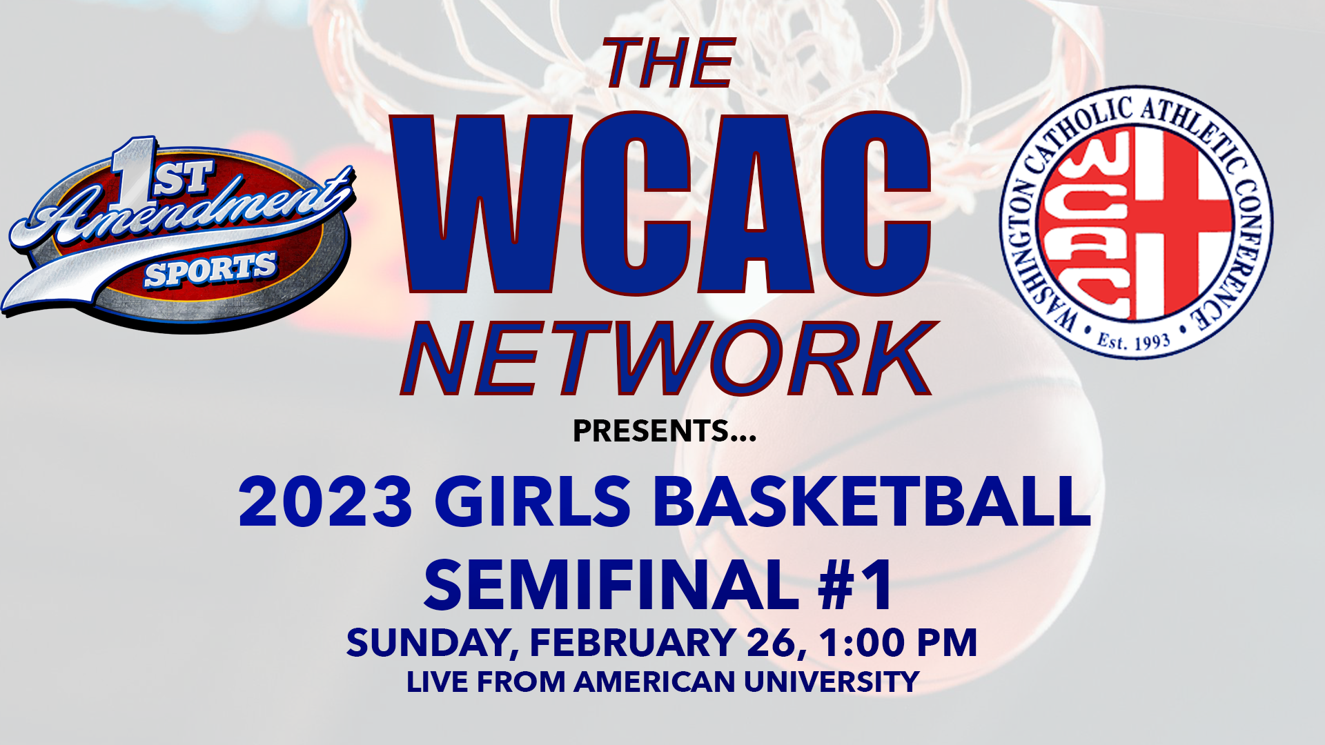 2023 WCAC Girls Basketball Semifinal #1