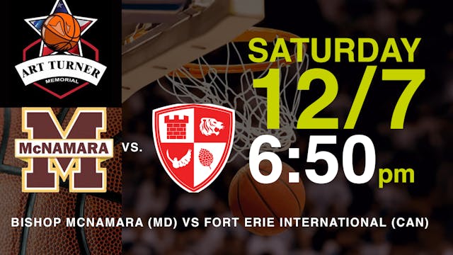 ATM24: Bishop McNamara vs Fort Erie International