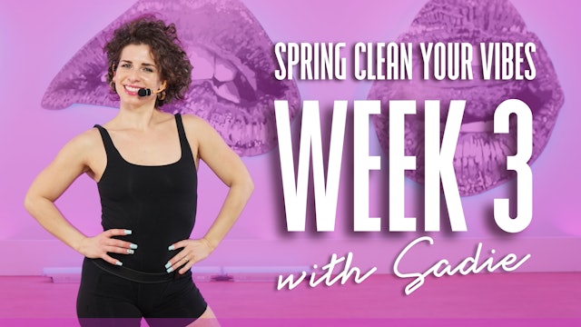 Spring Clean Your Vibes 4-Part Series - Part 3 w/ Sadie & DJ D-WAYZZ