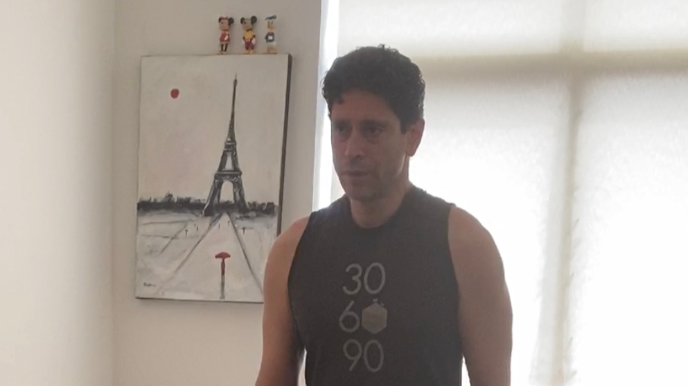 Classic 38 with Kristi & Larry (one arm squat thrusts) April 2020