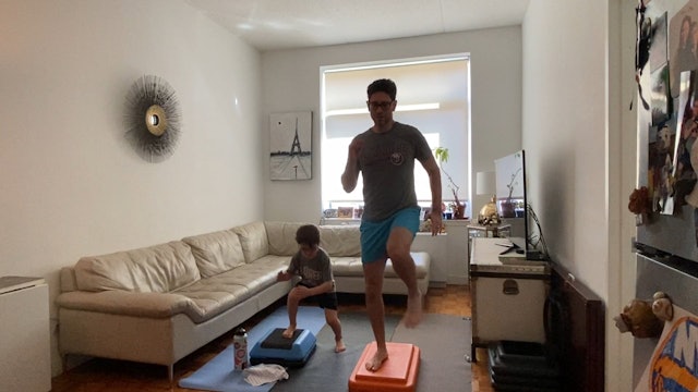 Kid/family cardio 20 with Jett and Larry
