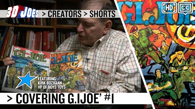 Covering G.I.JOE #1, with Kirk Bozigian