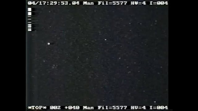 NASA UFO on UV camera in unedited STS...