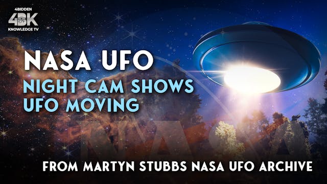 NASA Night Cam Shows UFO Moving