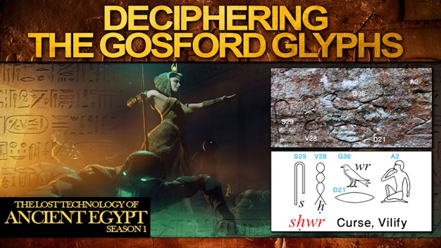 Hieroglyphics Expert Deciphers The Gosford Glyphs of Australia 