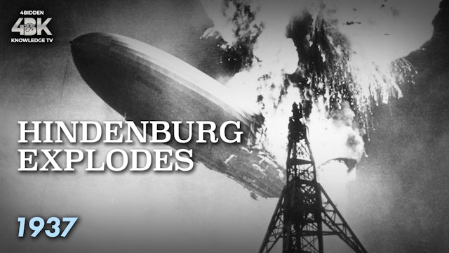 Hindenburg Explodes - 1937 