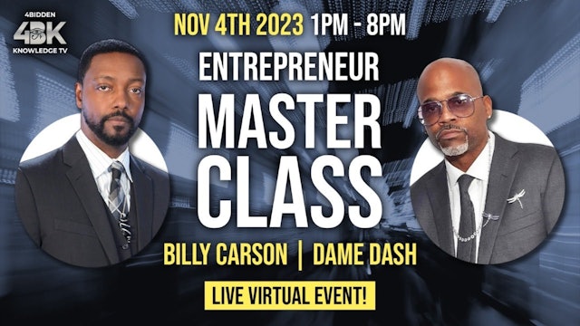 How To Build A Legacy That Will Last by Billy Carson and Dame Dash