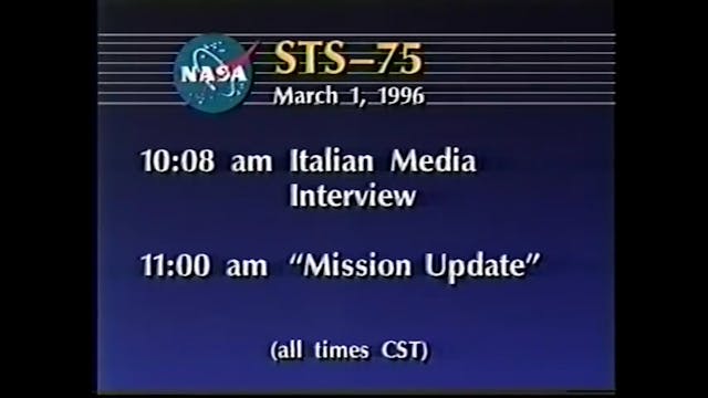 FULL Uncut NASA STS-75 Tether UFO Sig...