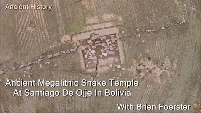 Ancient Megalithic Snake Temple At Santiago De Ojje In Bolivia