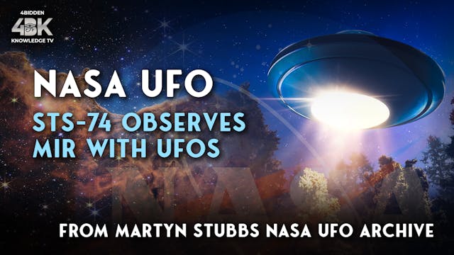 NASA STS-74 observes Mir with UFOs