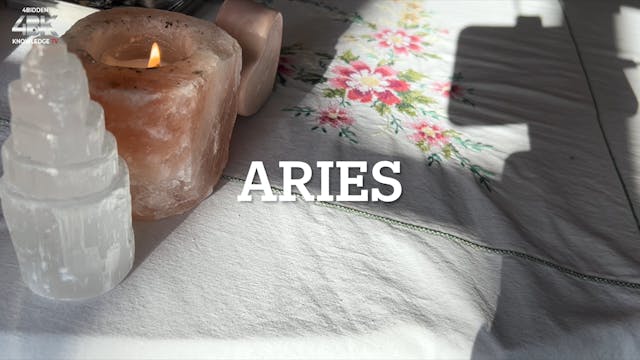 Aries - Slowing Down & Finding Mental...