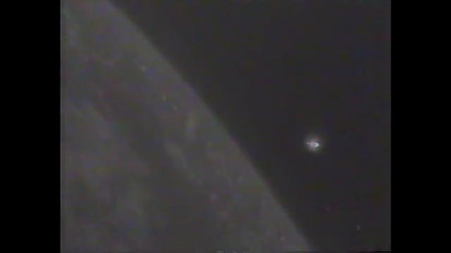 Giant UFO appears before NASA camera