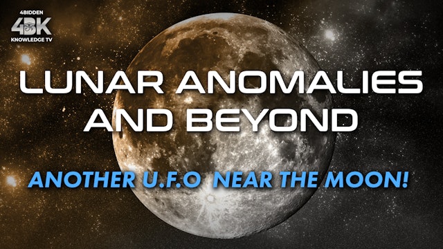 Another U.F.O  Near The Moon! 