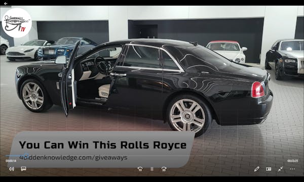 Rolls Royce Ghost Giveaway