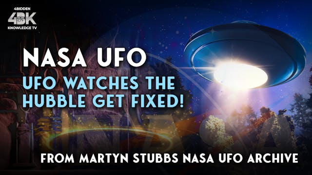 NASA UFO watches the Hubble get fixed!