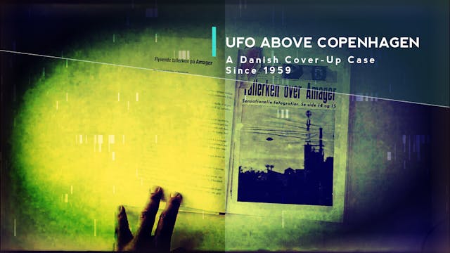 UFO above Copenhagen. A Danish Cover-...