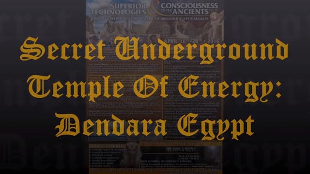 Egypt's Secret Underground Temple Of ...