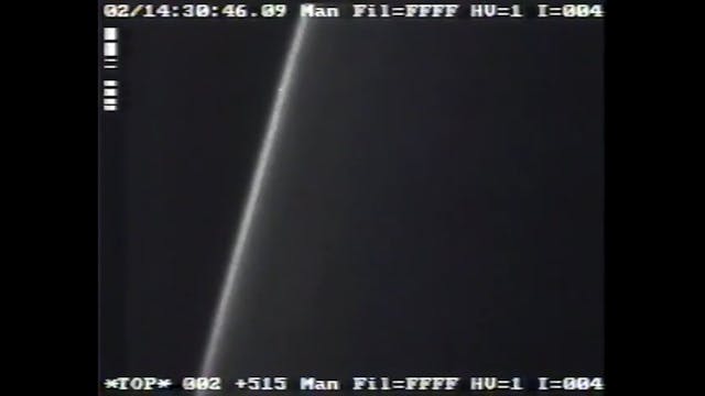 NASA UFO In UV on STS-75