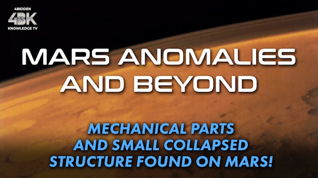 Mechanical Parts And Small Collapsed Structure Found On Mars! 