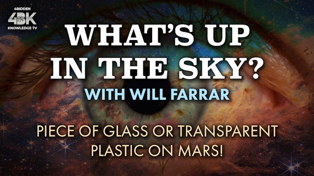 Piece of Glass Or Transparent Plastic On Mars !