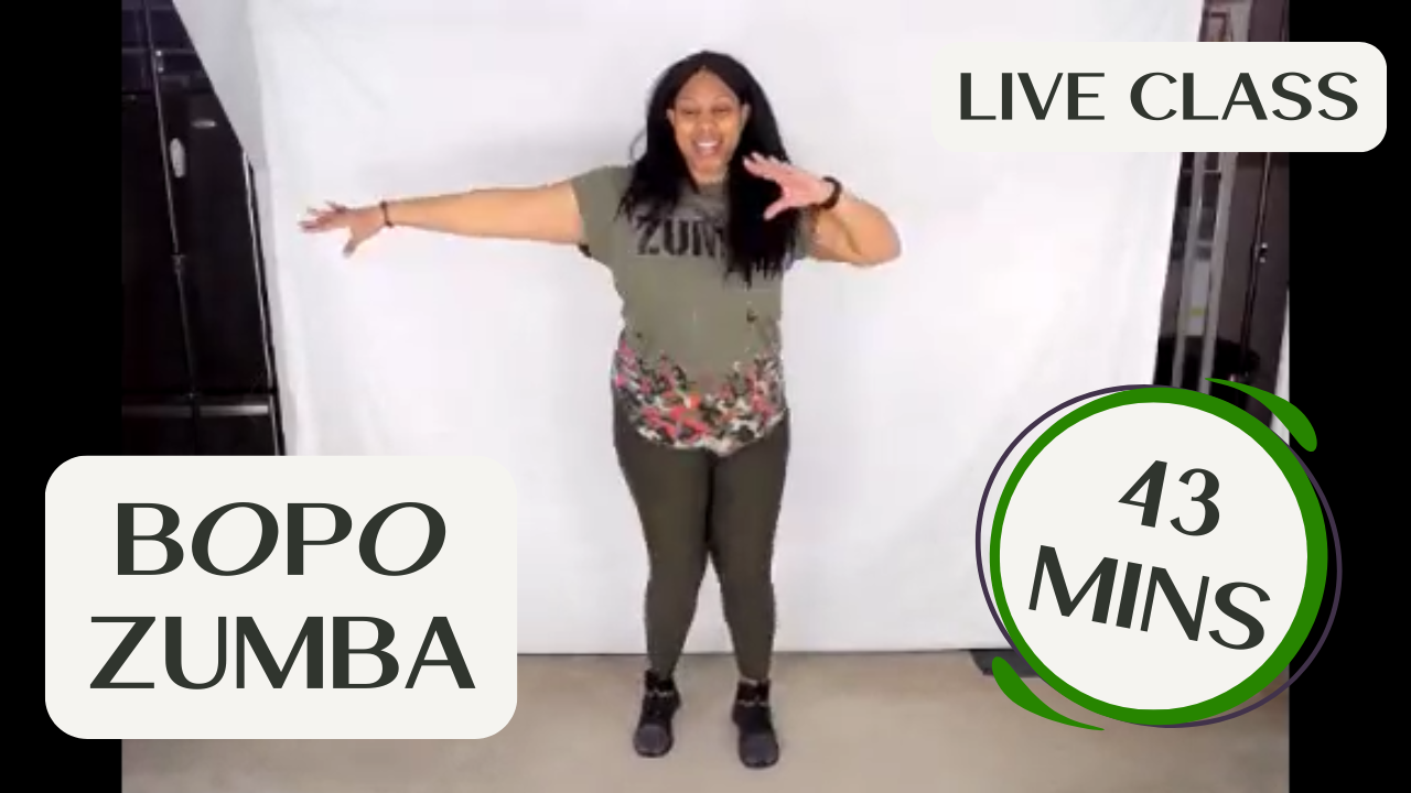 BOPO Zumba - 43 Mins - Live Class Recording
