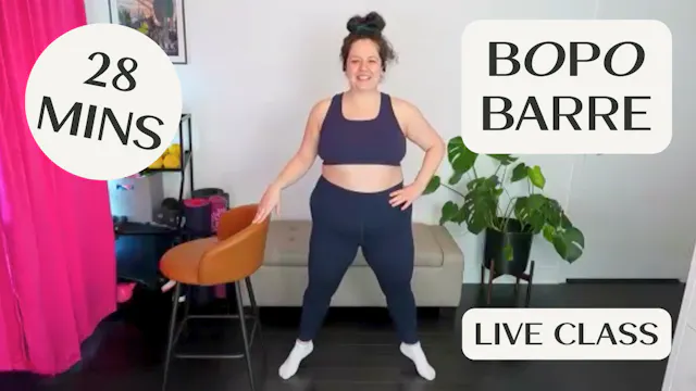 BOPO Barre - 28 mins - Live Class Rec...