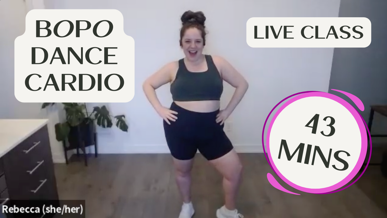 BOPO Dance Cardio - 43 Mins - Live Class Recording