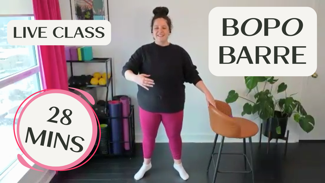 BOPO Barre - 28 Mins - Live Class Recording
