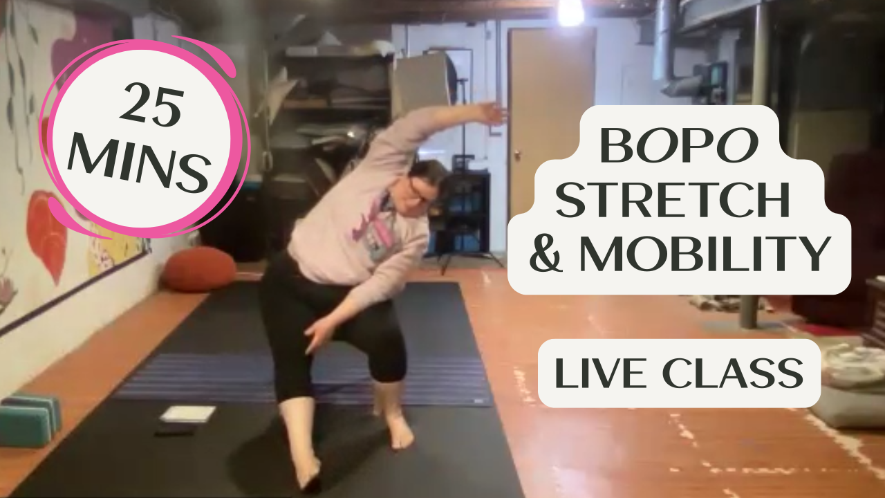 BOPO Back Bliss Stretch & Mobility - 25 Mins - Live Class Recording