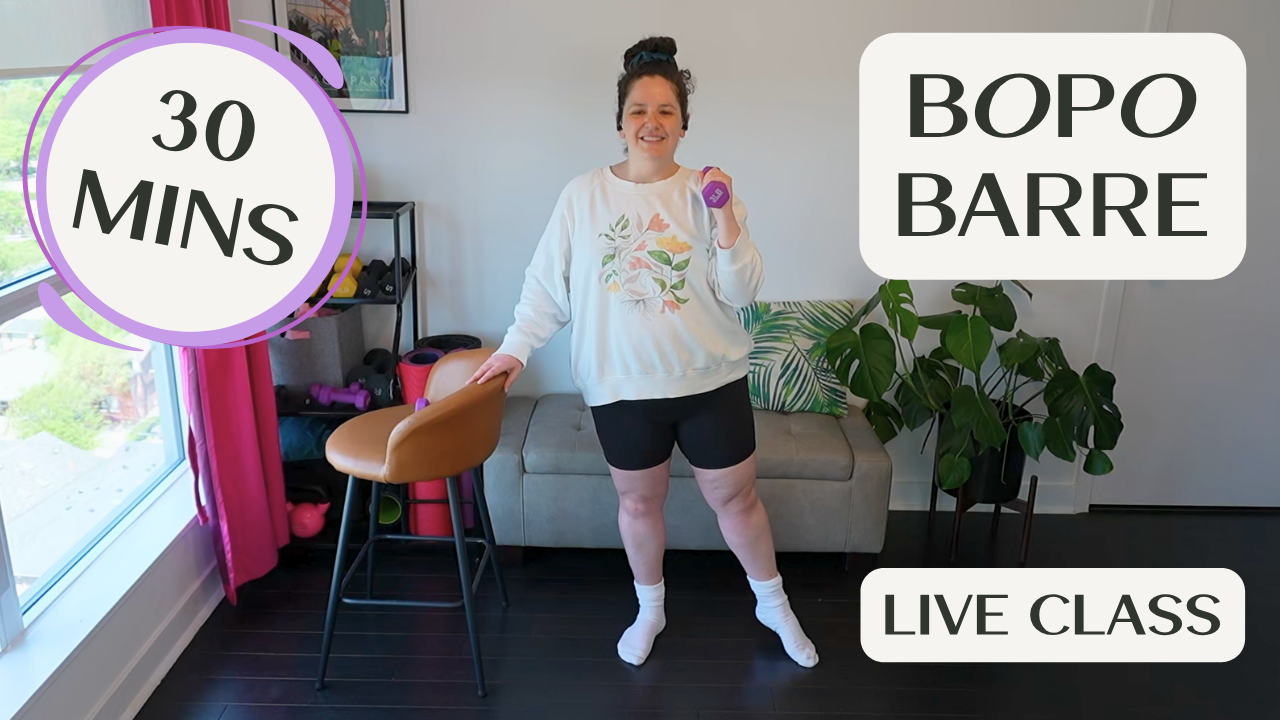 BOPO Barre - 30 mins - Live Class Recording
