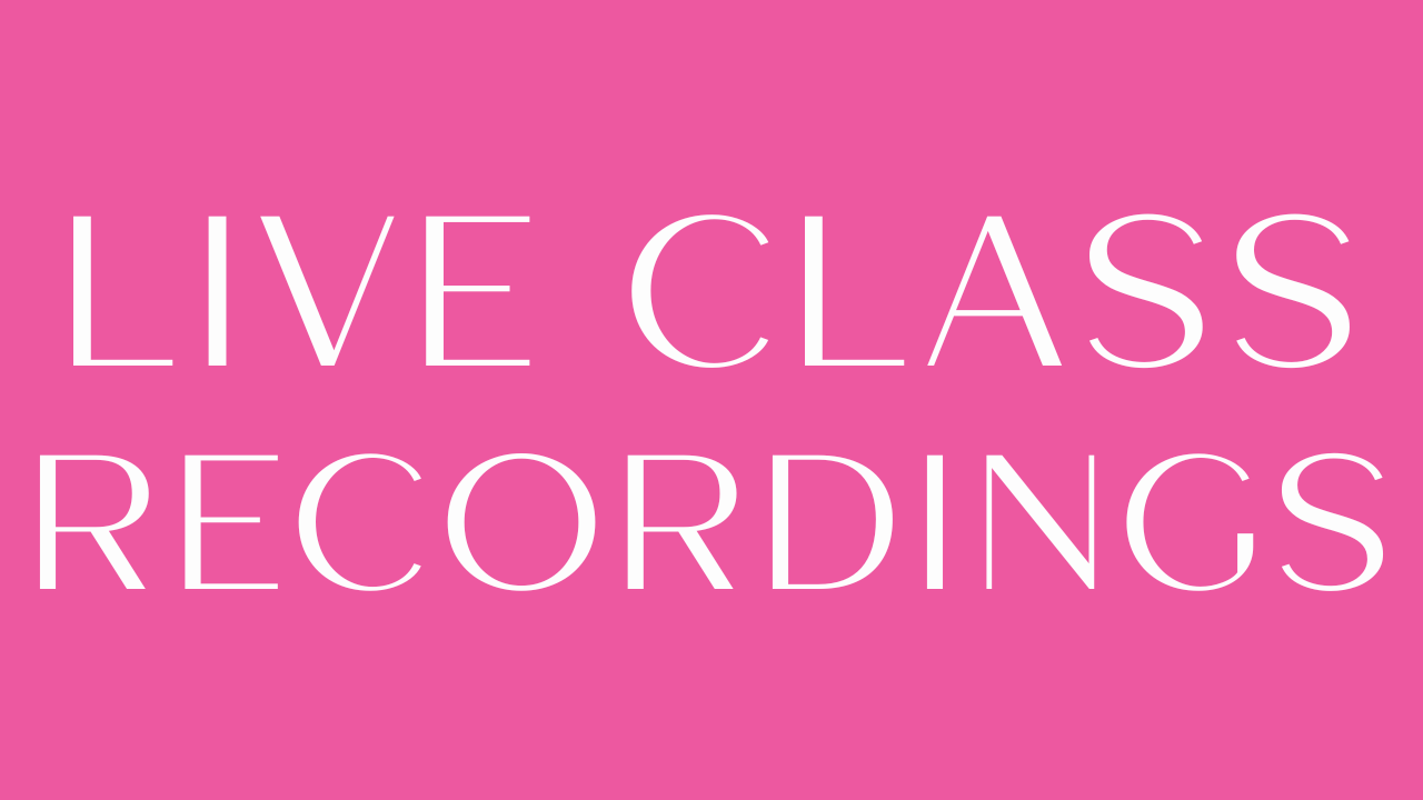 Live Class Recordings