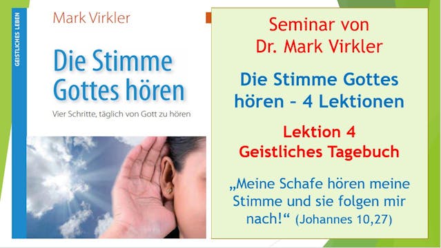 Die Stimme Gottes hören - Lektion 4