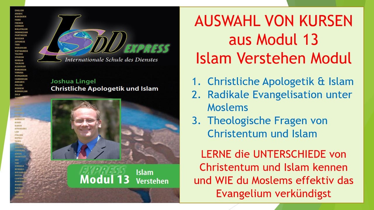 Modul 13 - Islam Verstehen - Auswahl von Kursen