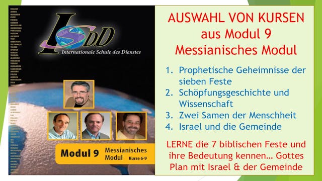 Modul 9 - Messianisches Modul - Auswahl von Kursen