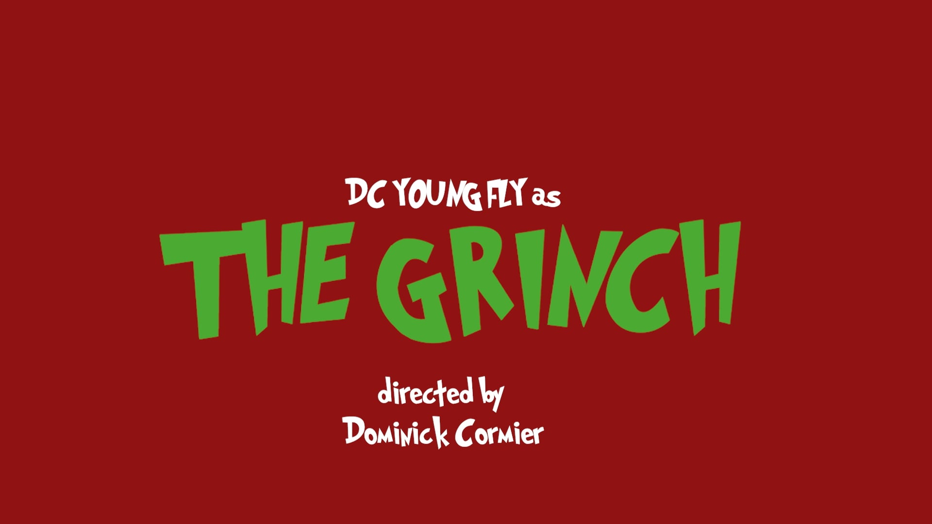 DC Young Fly As The Grinch