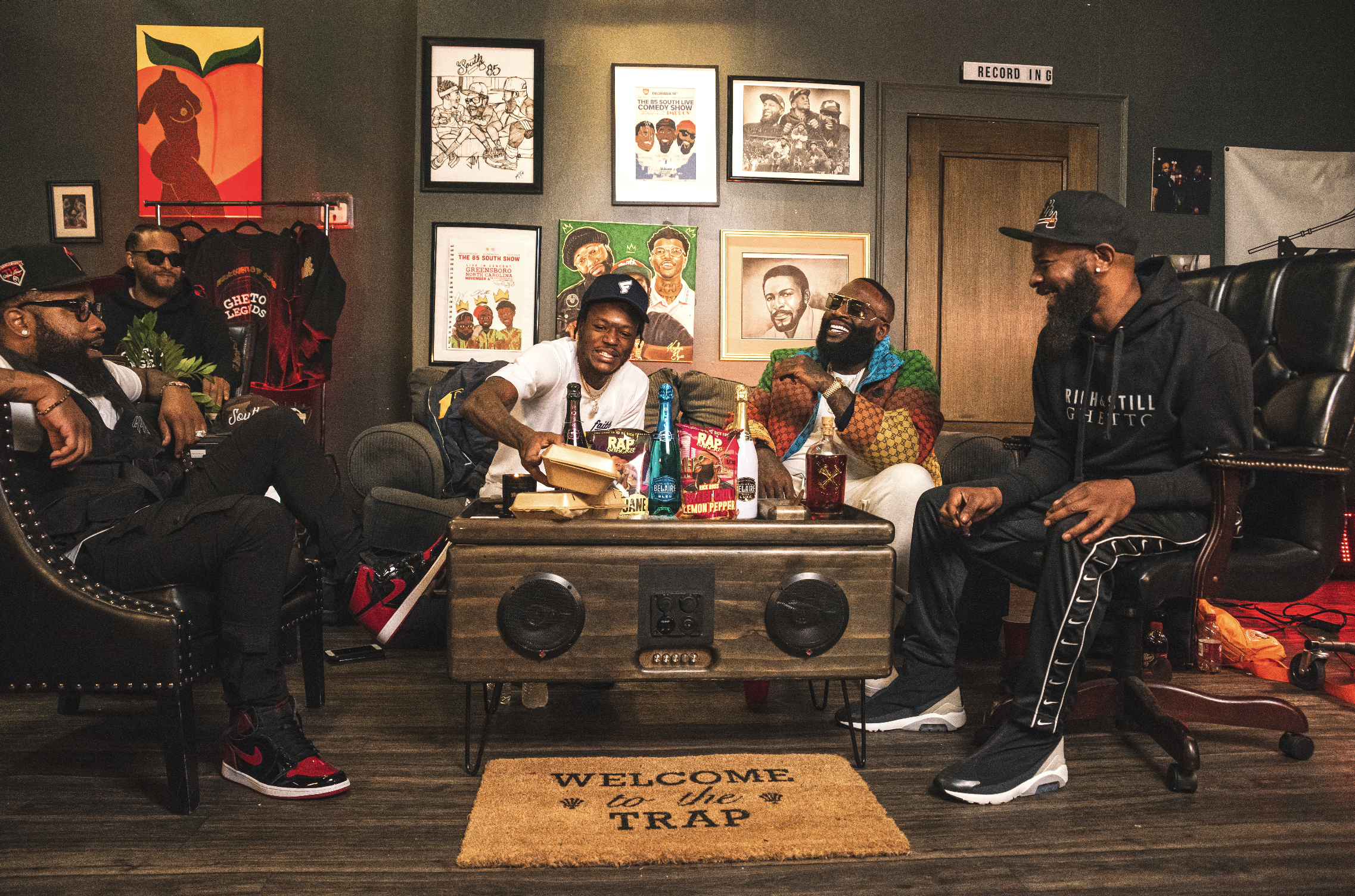 😭😭😭 Rick Ross in the trap! w/ Karlous Miller Dc Young Fly and Chico Bean 