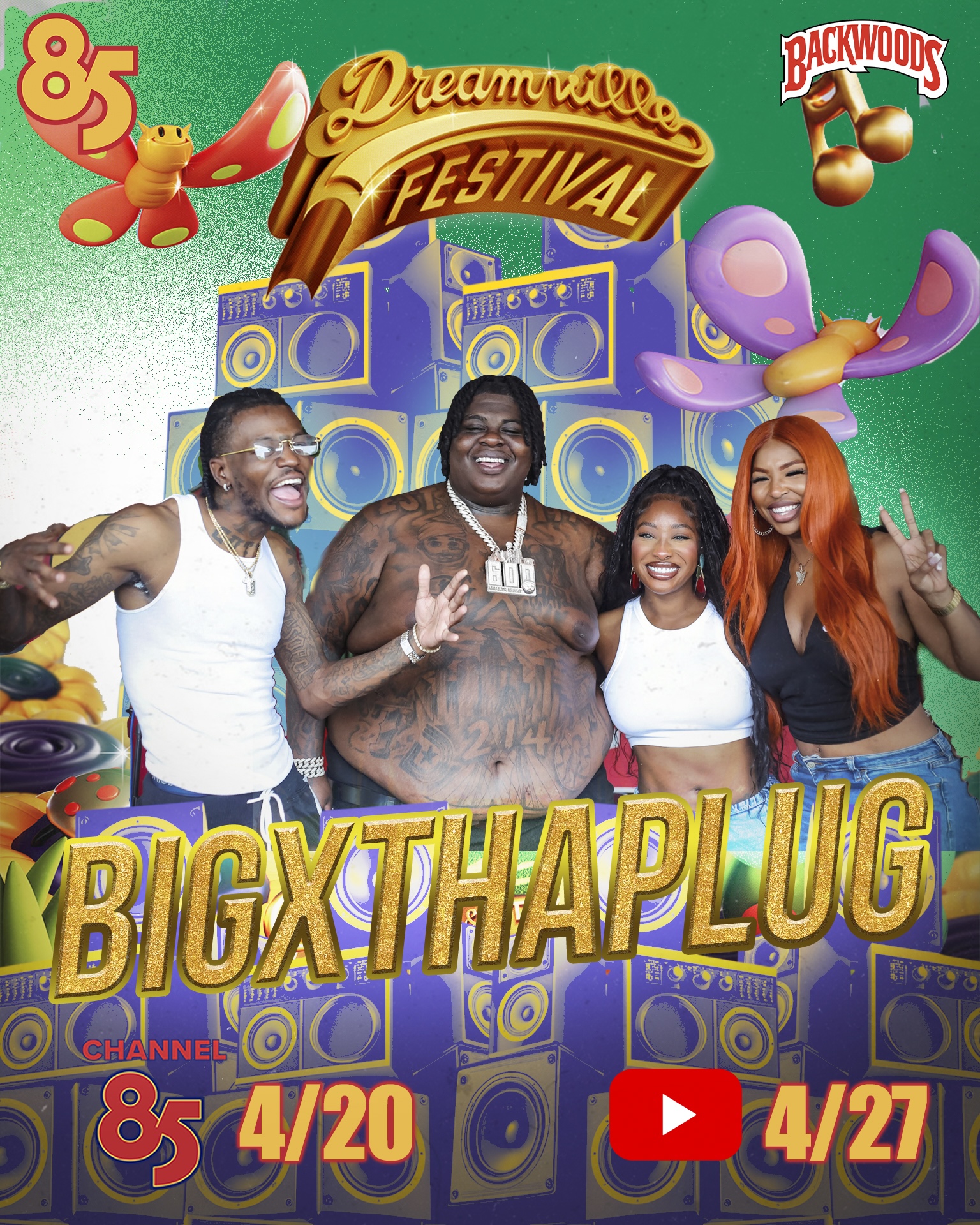 BACKWOODS BACKSTAGE | 85 SOUTH SHOW | BIGXTHAPLUG