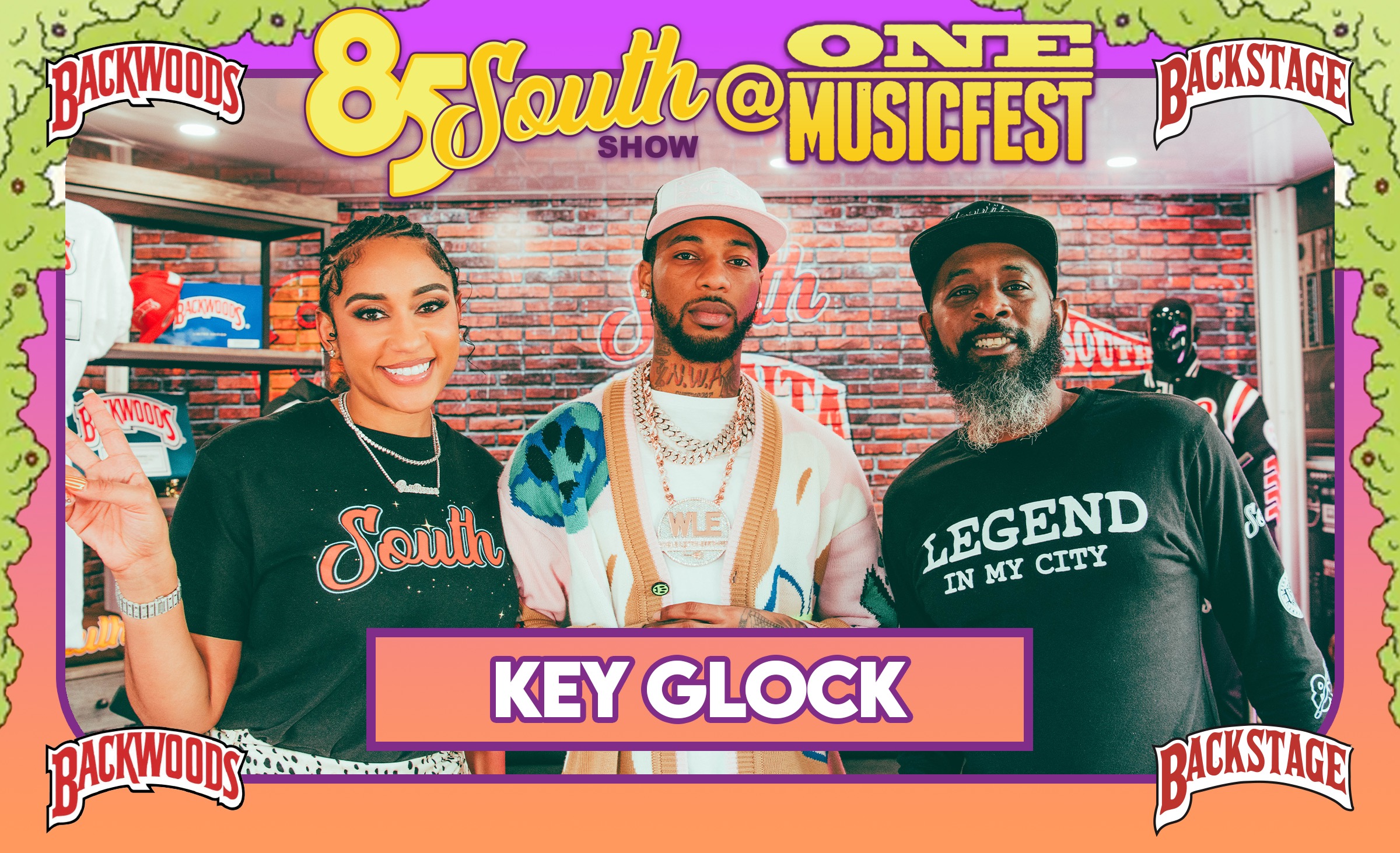 Key Glock | Backwoods Backstage: 85 South Show Live @ One Music Fest