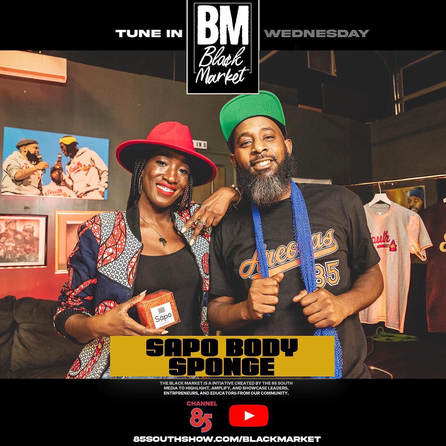 Sapo Body Sponge Black Market 