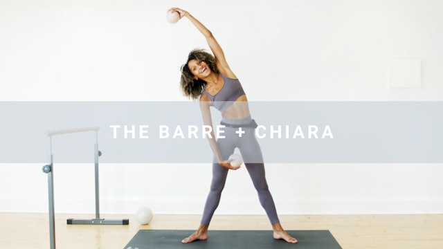 The Barre + Chiara (45 min)
