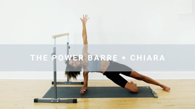 The Power Barre + Chiara (30 min)