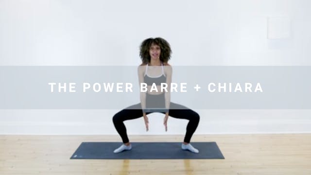The Power Barre + Chiara (30 min)
