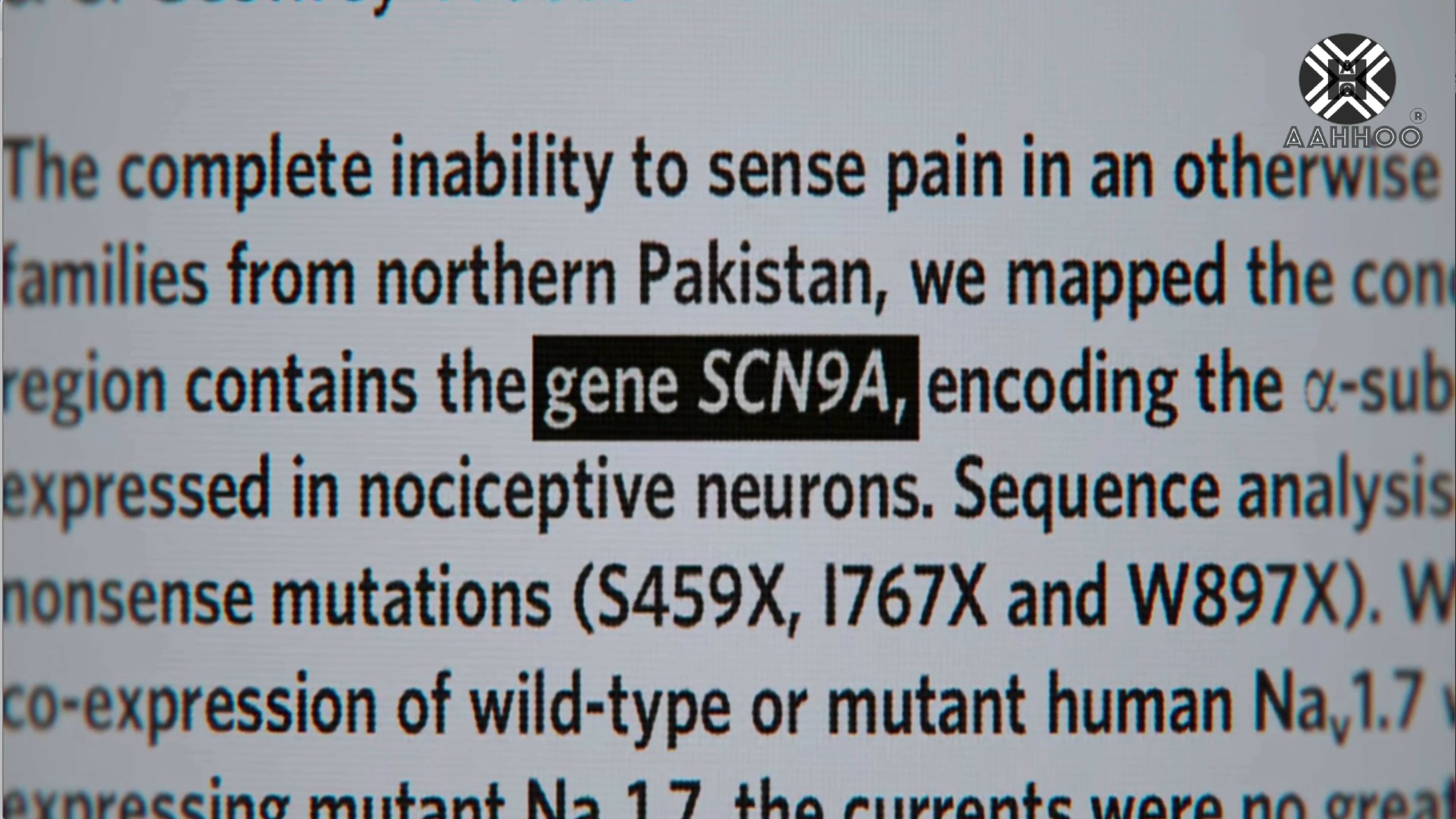 Genes que evitan el HIV y el dolor
