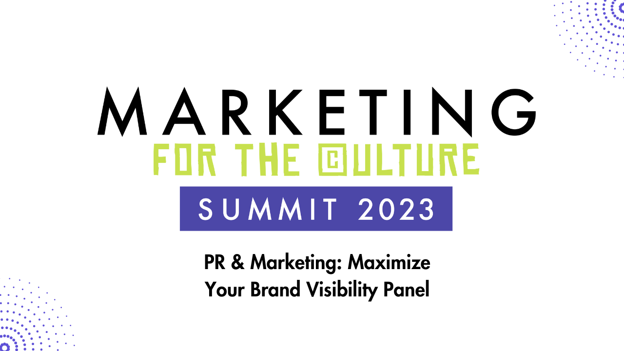 PR & Marketing- Maximize Your Brand Visibility Panel