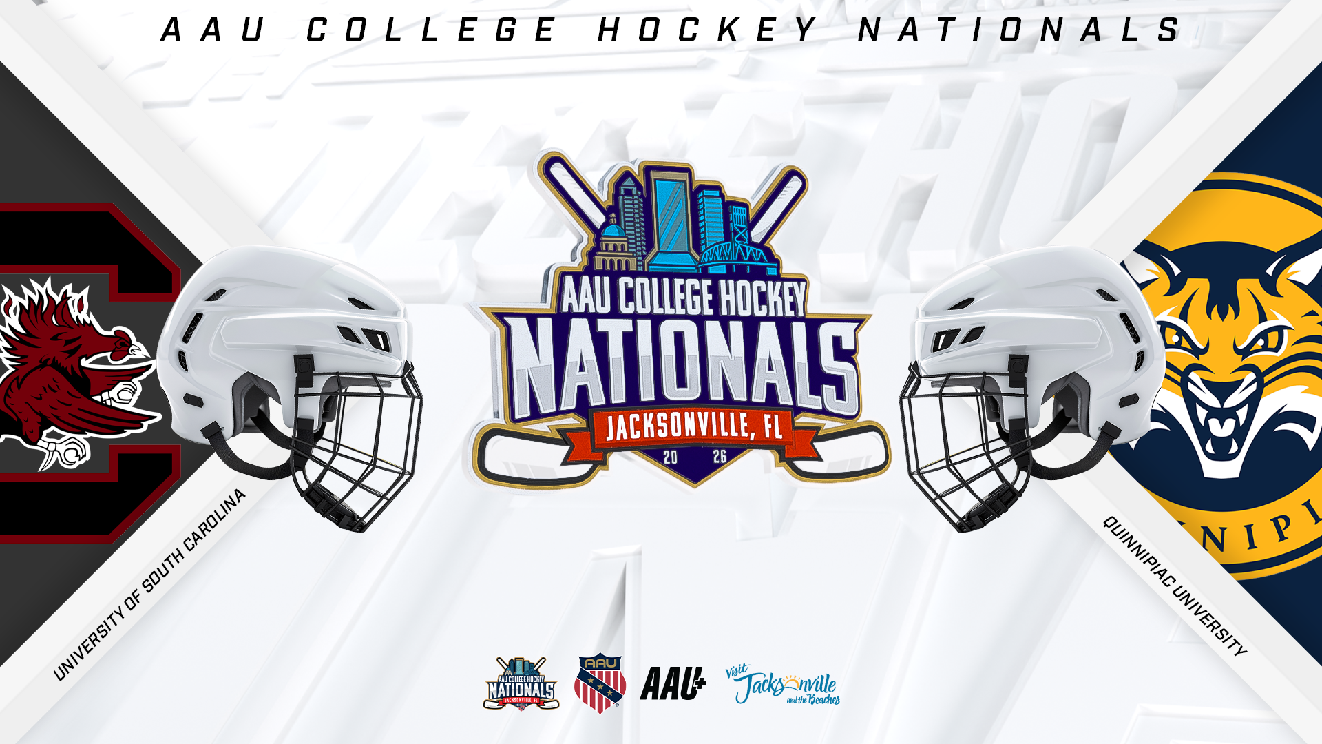 3/7 | Rink 1 | 7:00 PM | University of South Carolina vs Quinnipiac University