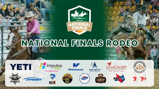 2025 ABCRA National Finals SENIOR Rodeo (22 Jan 2026 Day 1)